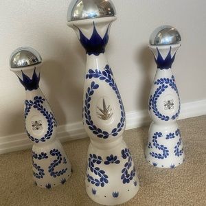 One 1.75 Magnum Clase Azul Empty Ceramic Tequila Bottle